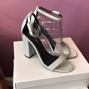 Nasty Gal Glitter heels